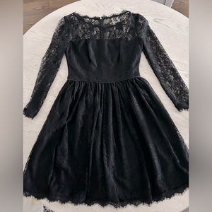 Vintage Juicy Couture black lace dress